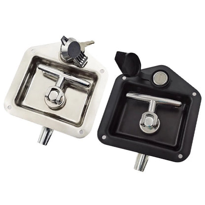 T Handle Toolbox Security Lock for Universal Use (Stainless Steel)