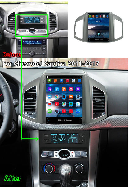9.7" For 11-17 Chevrolet Captiva Carplay Android Auto Stereo Radio GPS Head Unit