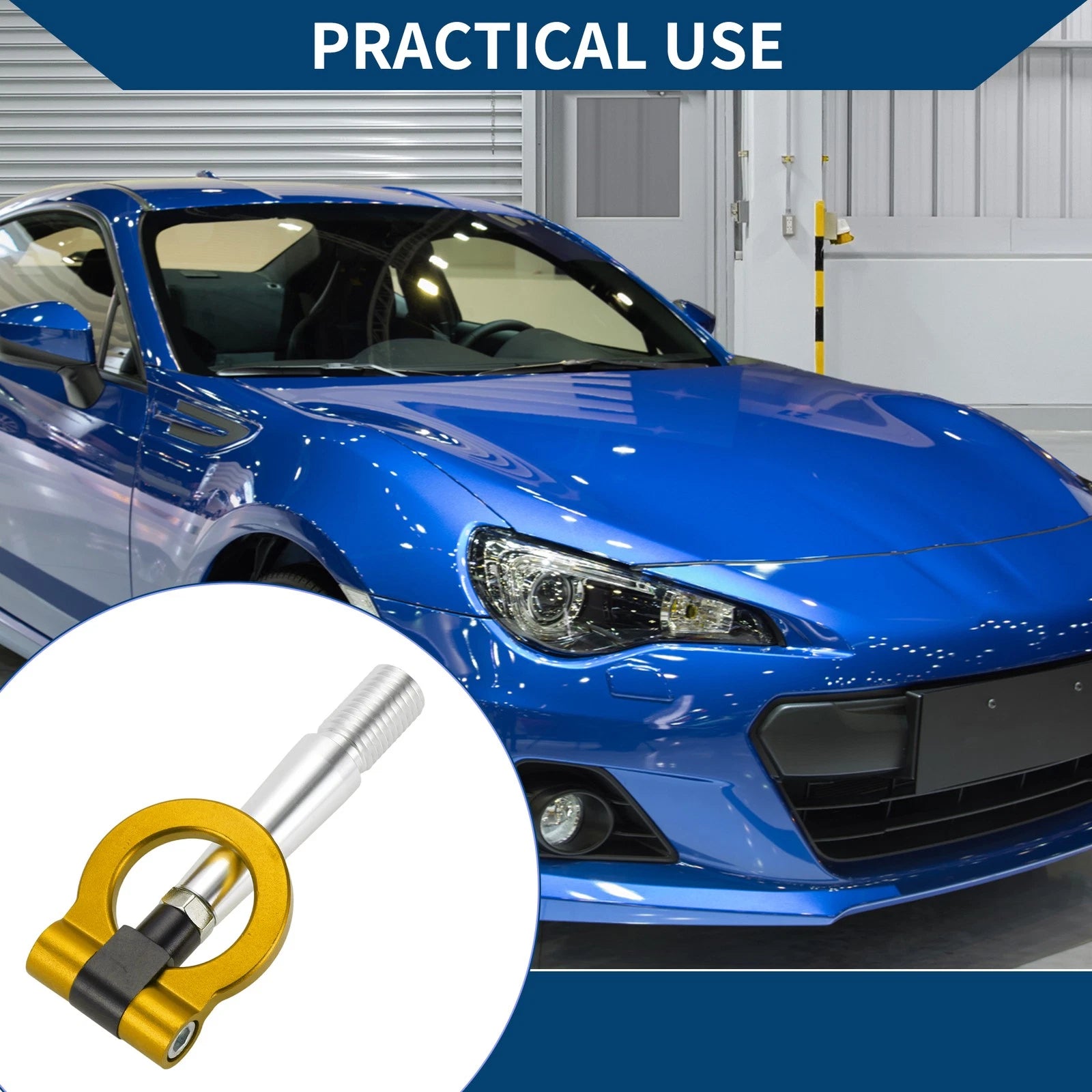Tow Hook Ring Metal Replacement for Mitsubishi Lancer Evolution (2010–2015)