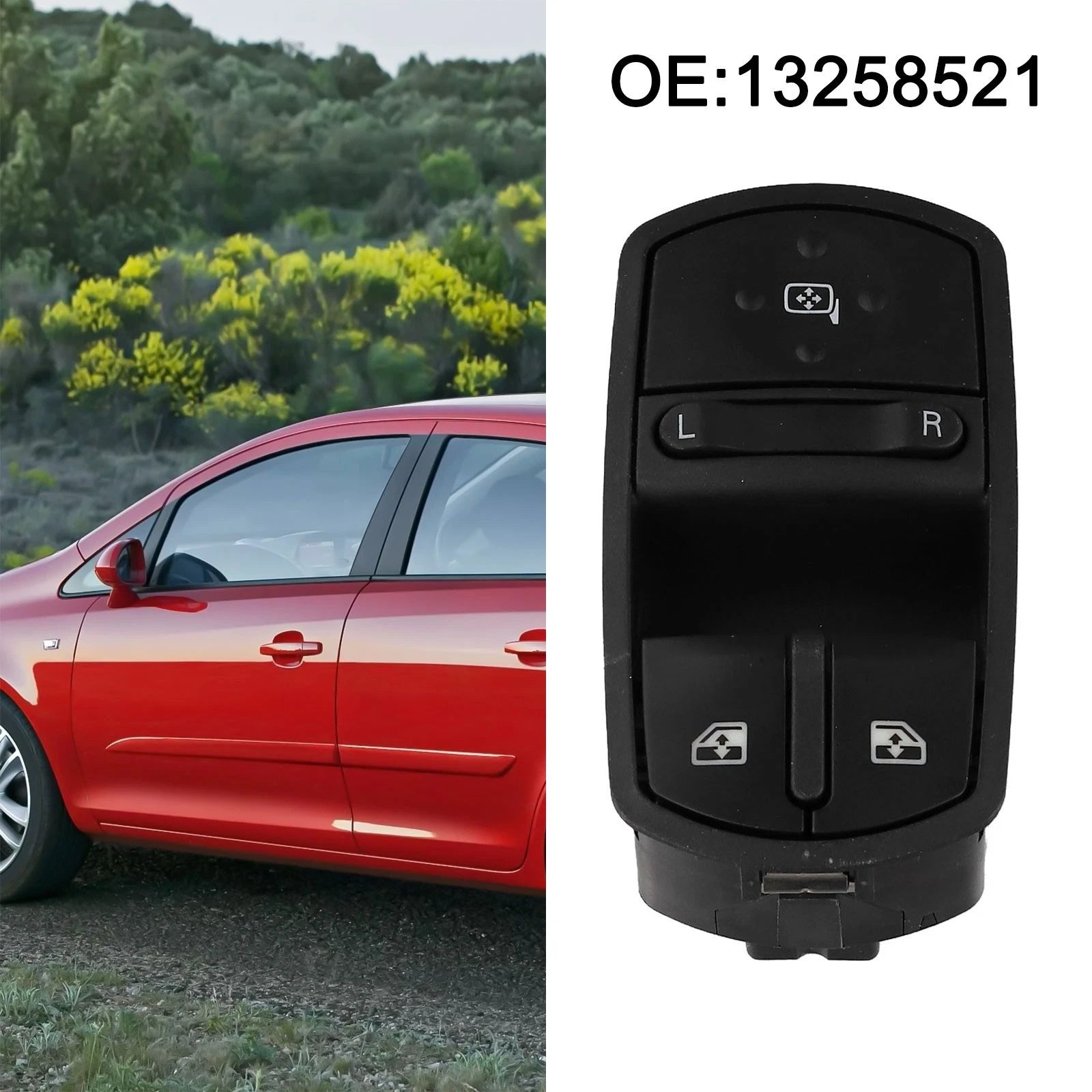 Electric Power Window Switch Assembly for Vauxhall Corsa D (2006–2014)