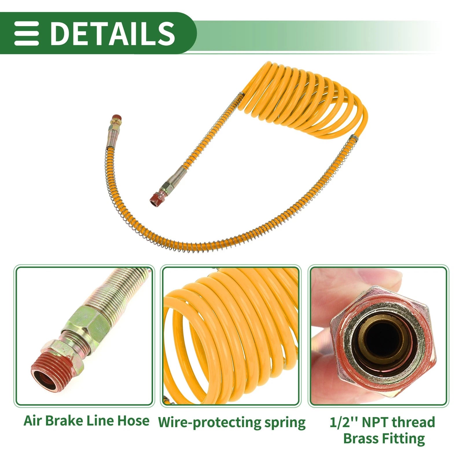 Air Brake Hose for Universal Applications (15 Feet)