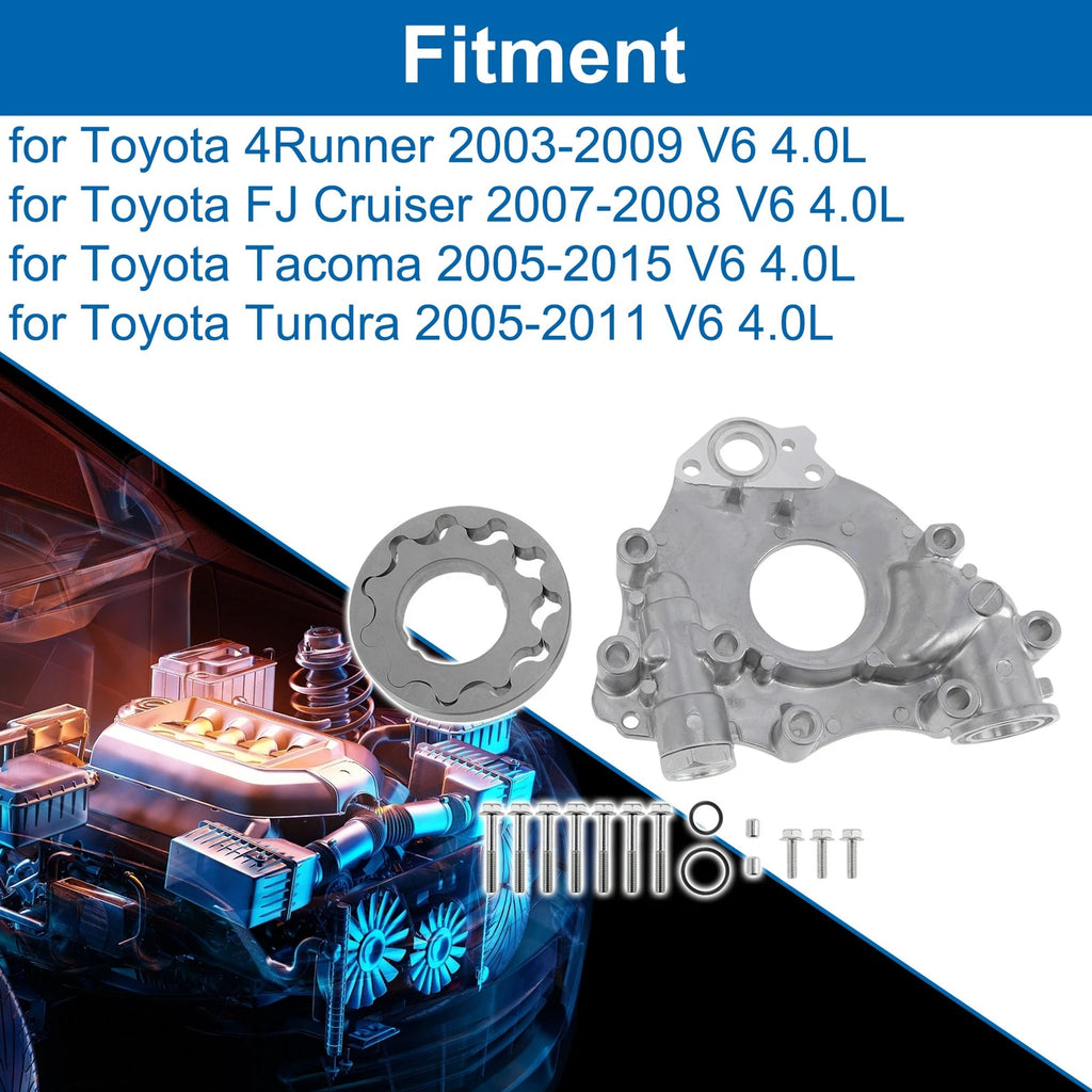 Engine Oil Pump Replacement for Toyota 4Runner 2003–2009 4.0L V6