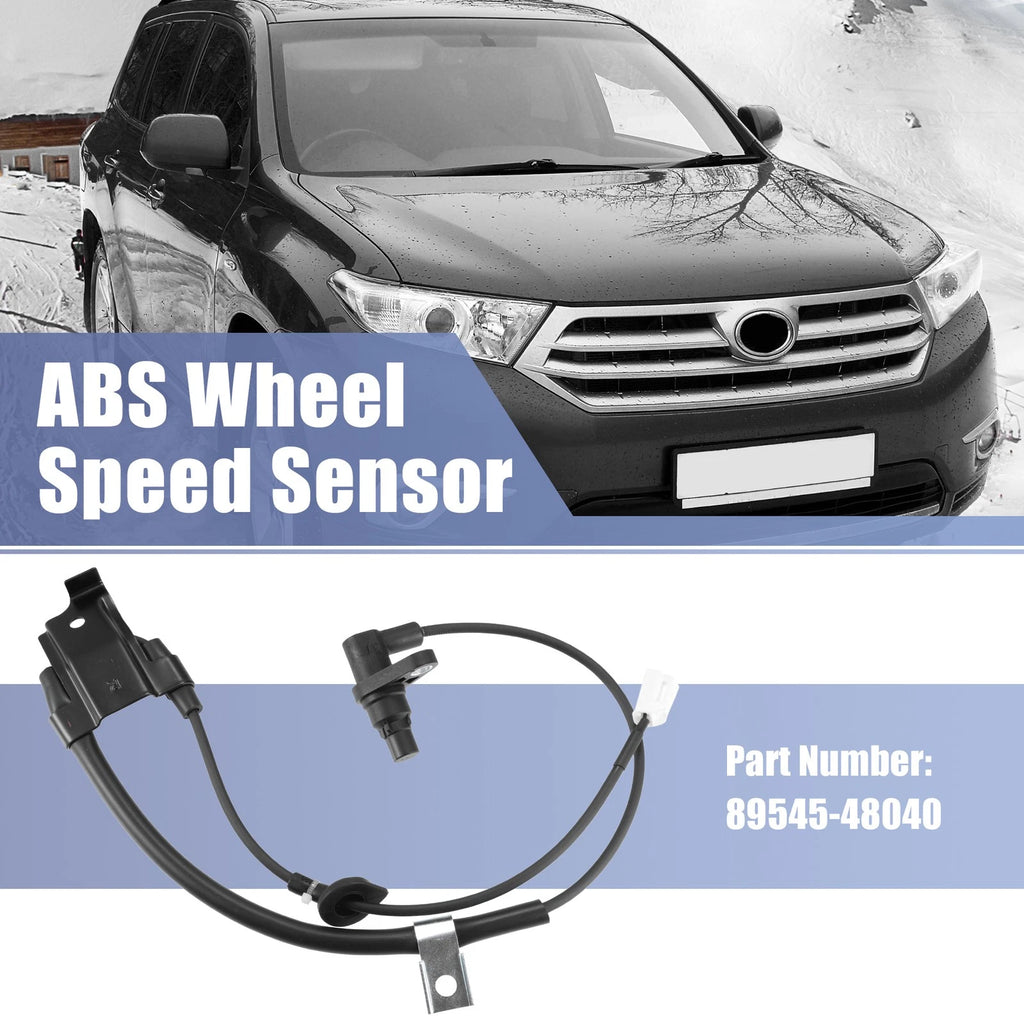 ABS Wheel Speed Sensor Rear Right Replacement for Toyota Highlander (2008–2014)
