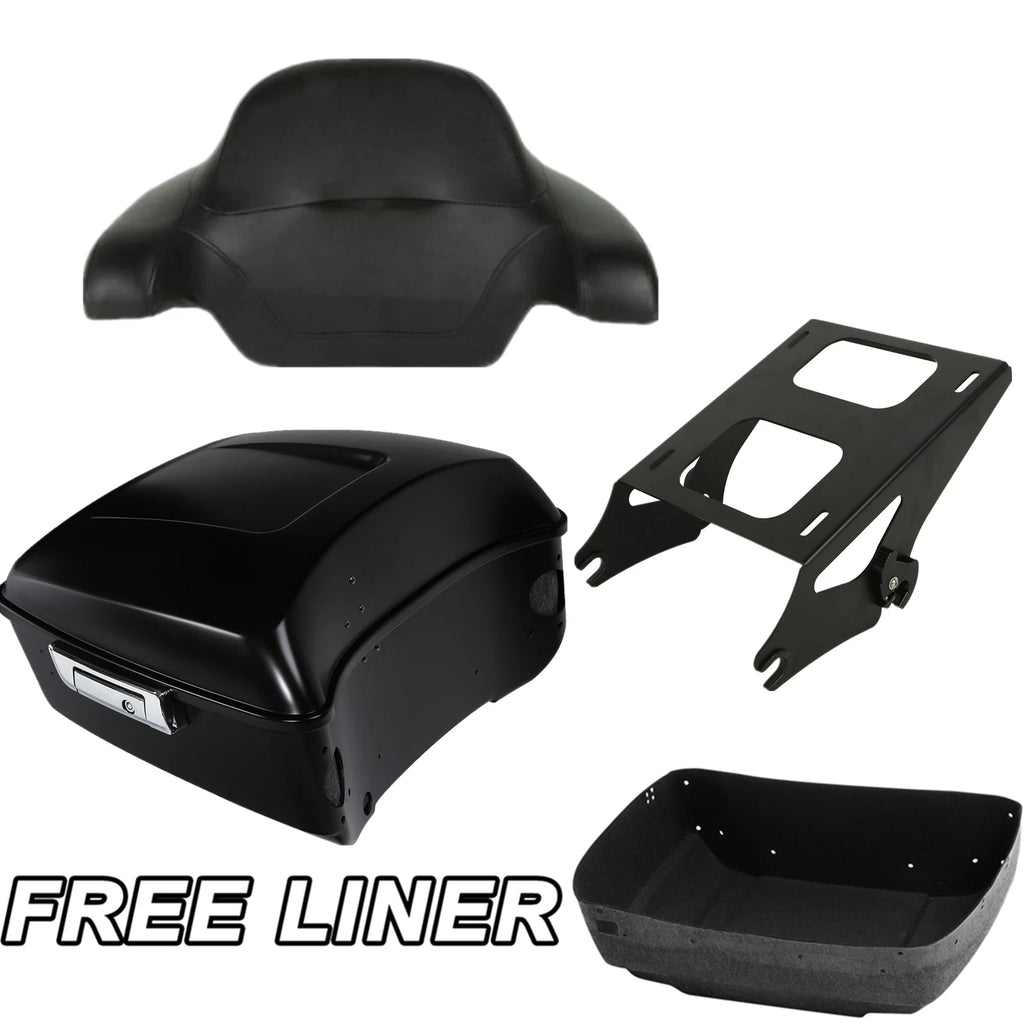 Backrest Pad Mount Rack for Harley Touring Glide (2014–2026)