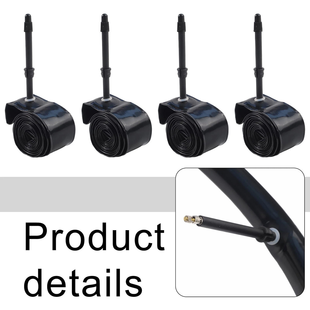 2X 700C Ultralight TPU Inner Tube for Road Bikes 65mm 85mm