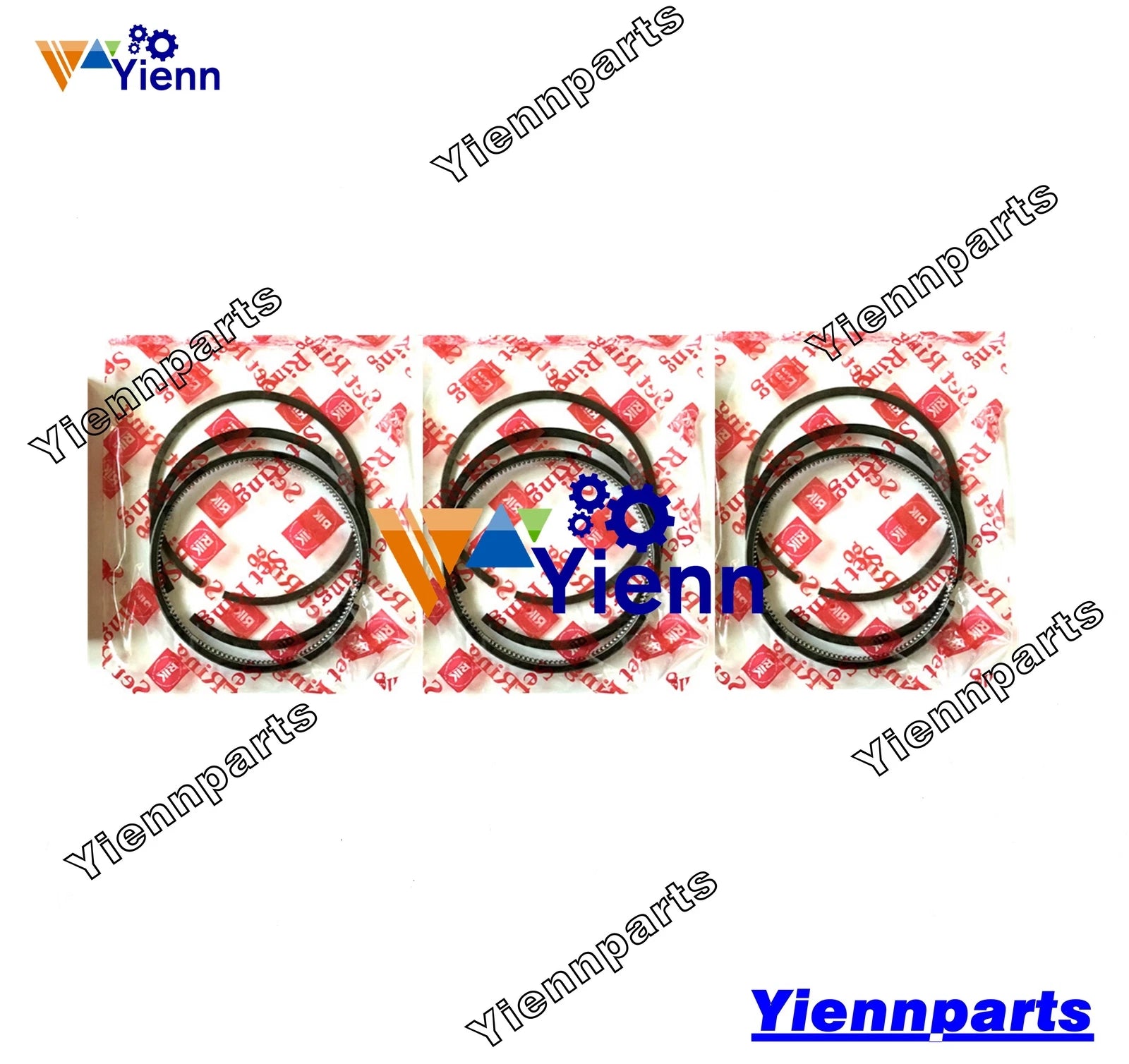 Piston Ring Set for Komatsu Engine 3D76E (PC22MR, PC20MR)