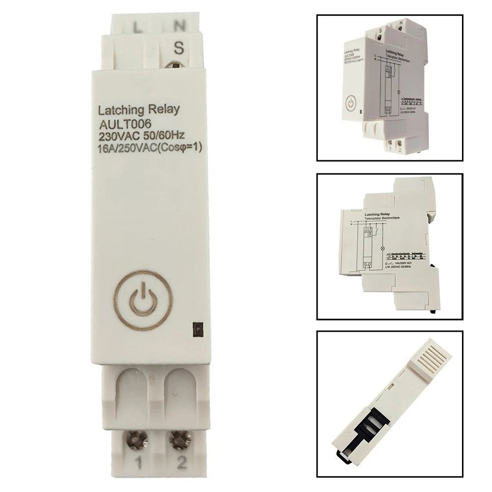 Delay Relay AUL006 220VAC 1-10s Adjustable Pulse Timer for Industrial Use