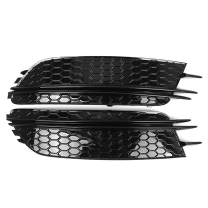 Honeycomb Front Bumper Fog Light Grille for Audi A6 C7 Sedan (2012–2015)