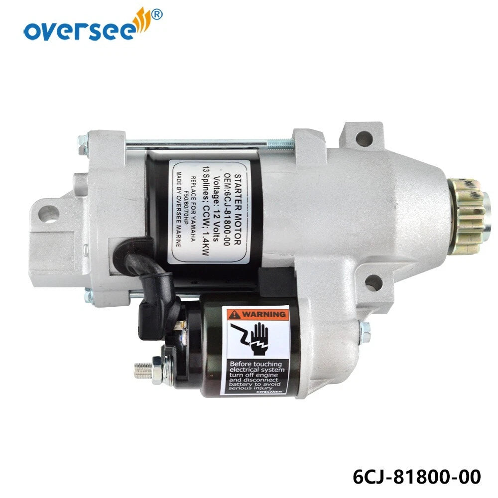 Starter Motor for Yamaha Outboard F115TJR TLR (6CJ-81800, S114-838A)