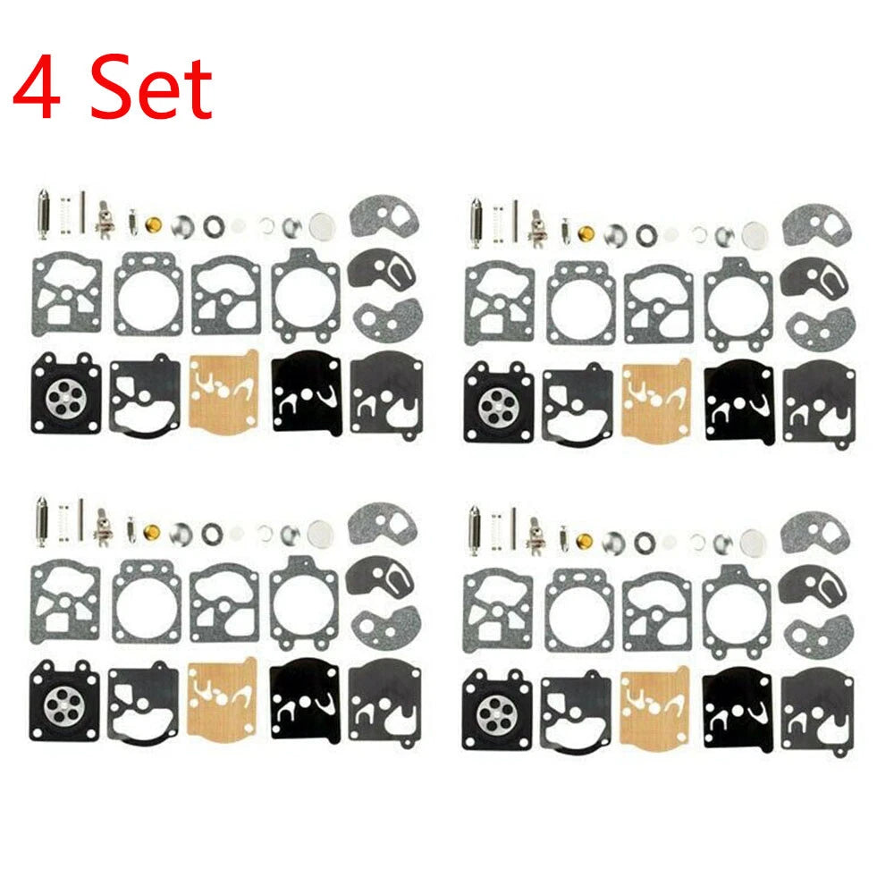 Set of 4 Carburetor Gasket Diaphragm Kit for Walbro WA WT K10-WAT