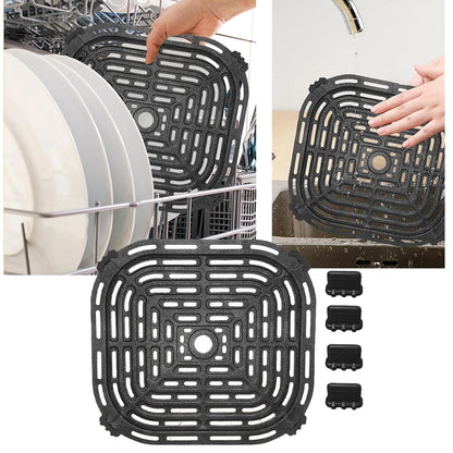 6X Replacement Grill Pan Rack for Quart Air Fryer