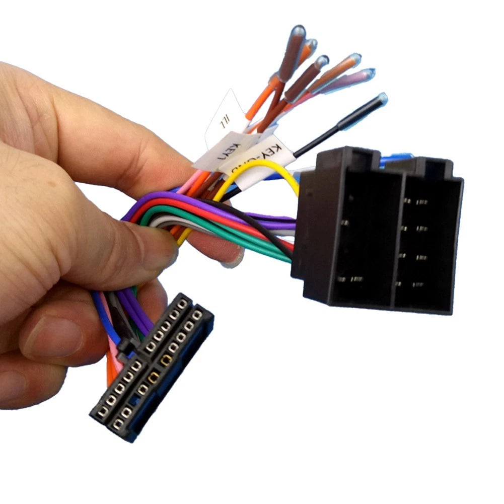 20-Pin Flexible Cable Adapter for ISO Wiring Harness (Various Vehicles)