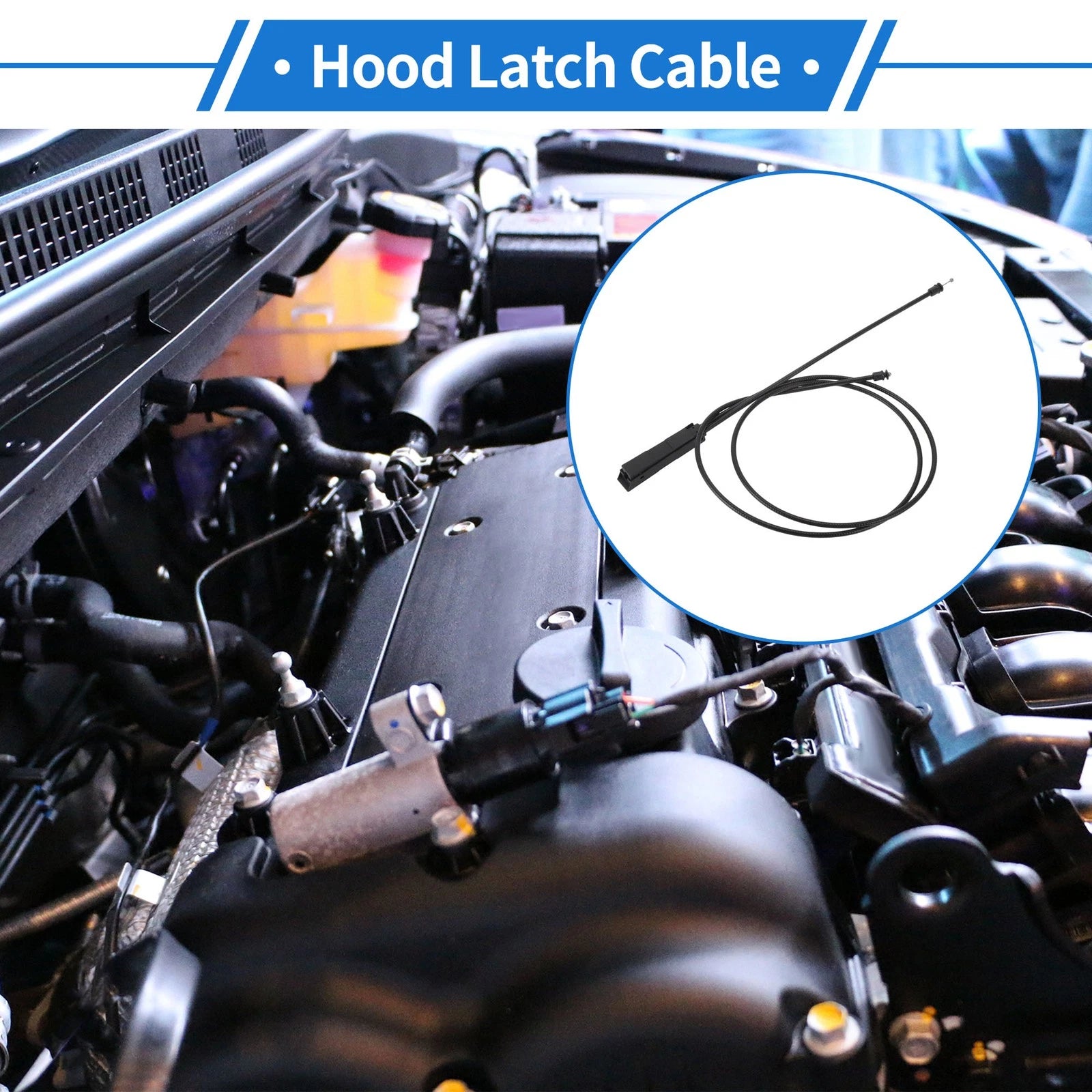 Hood Latch Release Cable Replacement for Mercedes-Benz R320 (2009–2009)