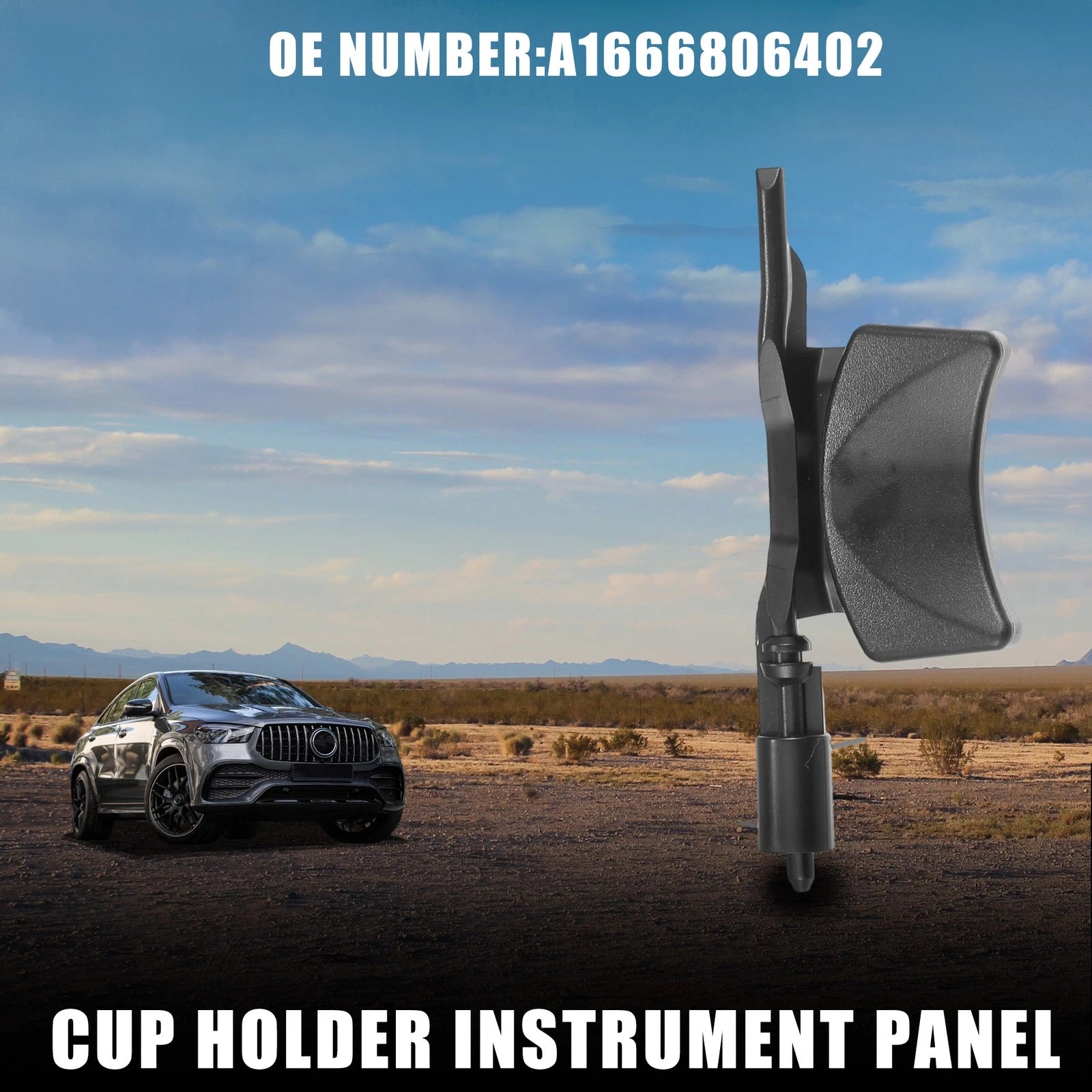 Cup Holder Left Replacement for Mercedes-Benz W166 (2012–2015)