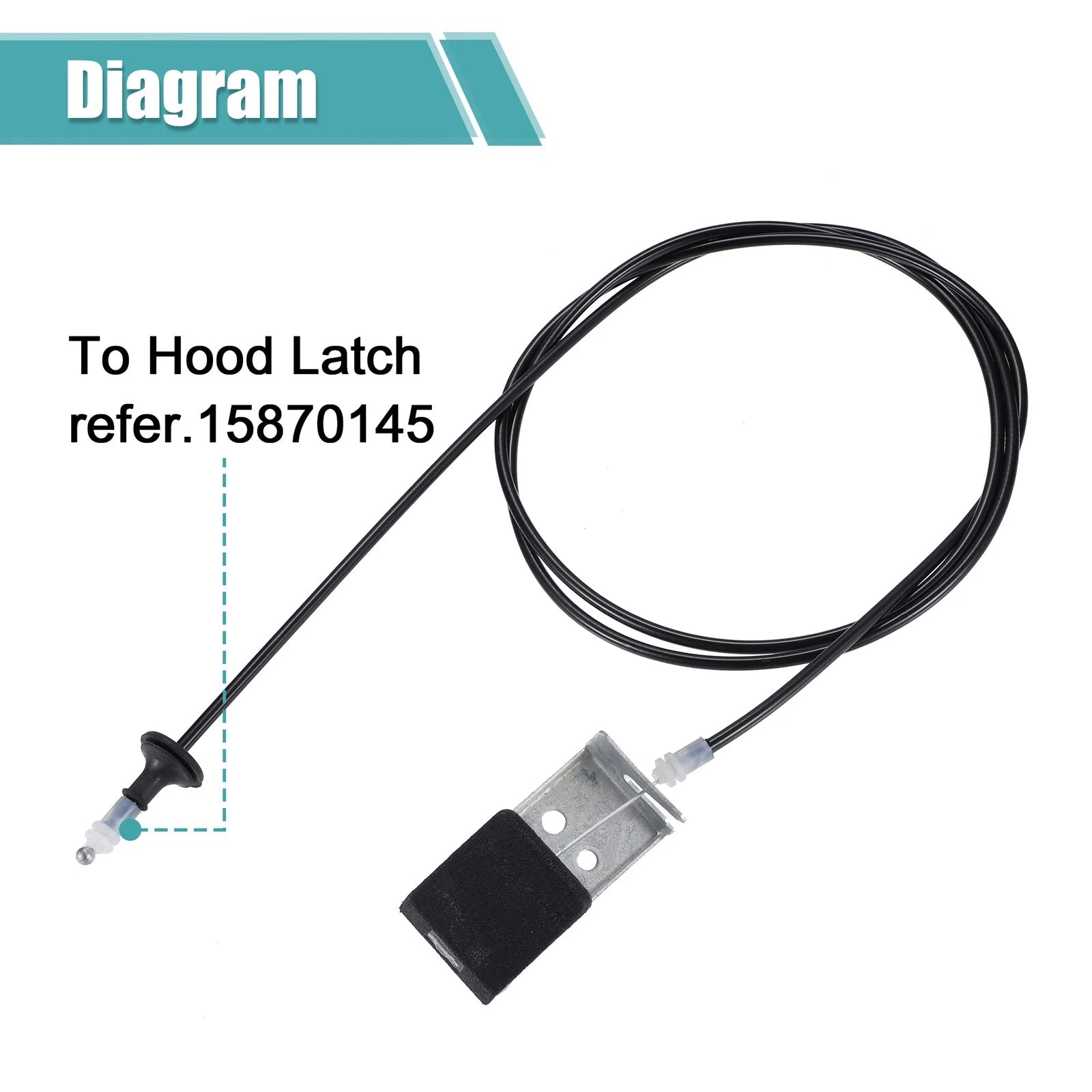 Hood Release Cable Replacement for Chevrolet Colorado (2004–2012)
