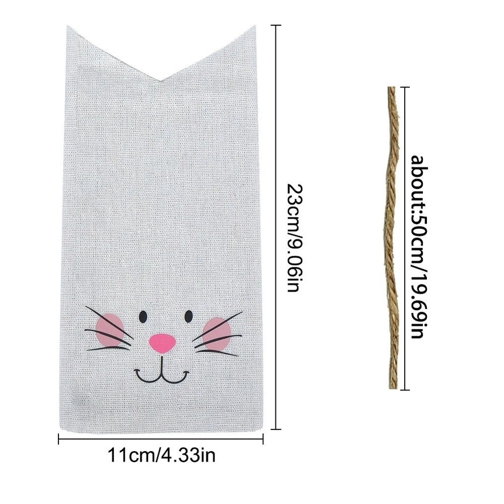 Easter Candy Bag with Bunny Ears Pouch (23x11cm)