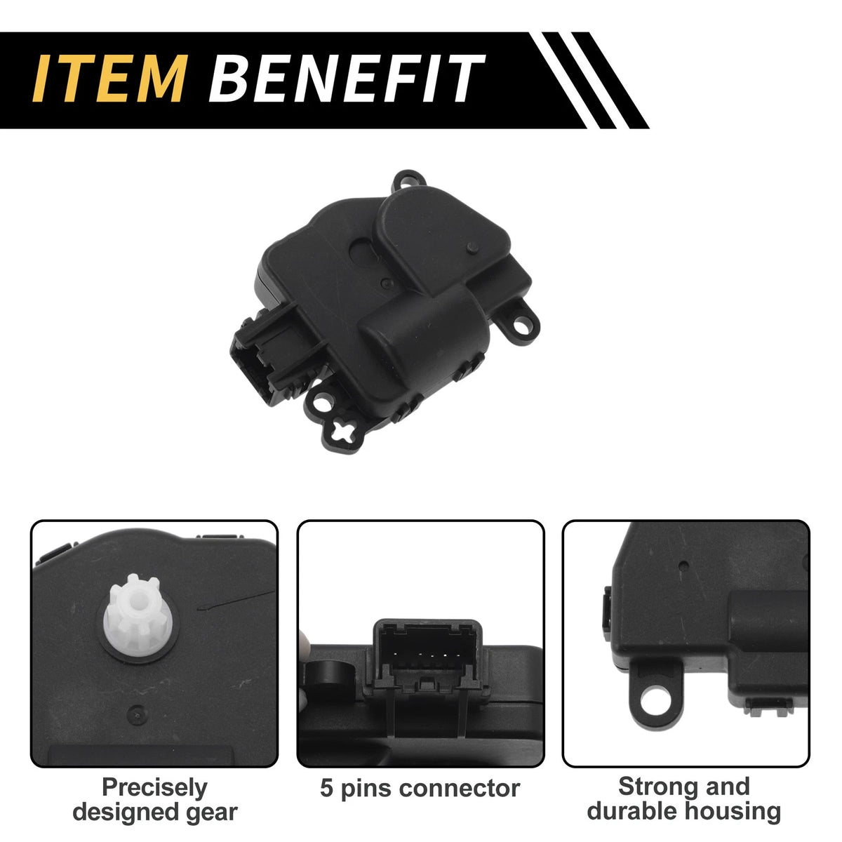 HVAC Heater Blend Door Actuator for Ford Mustang (2011–2014) No.AR3Z19E616A