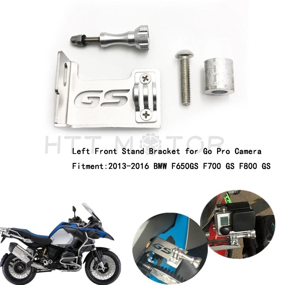 Left Camera Mount Bracket for BMW F800GS/F700GS/F650GS (2013–2016)