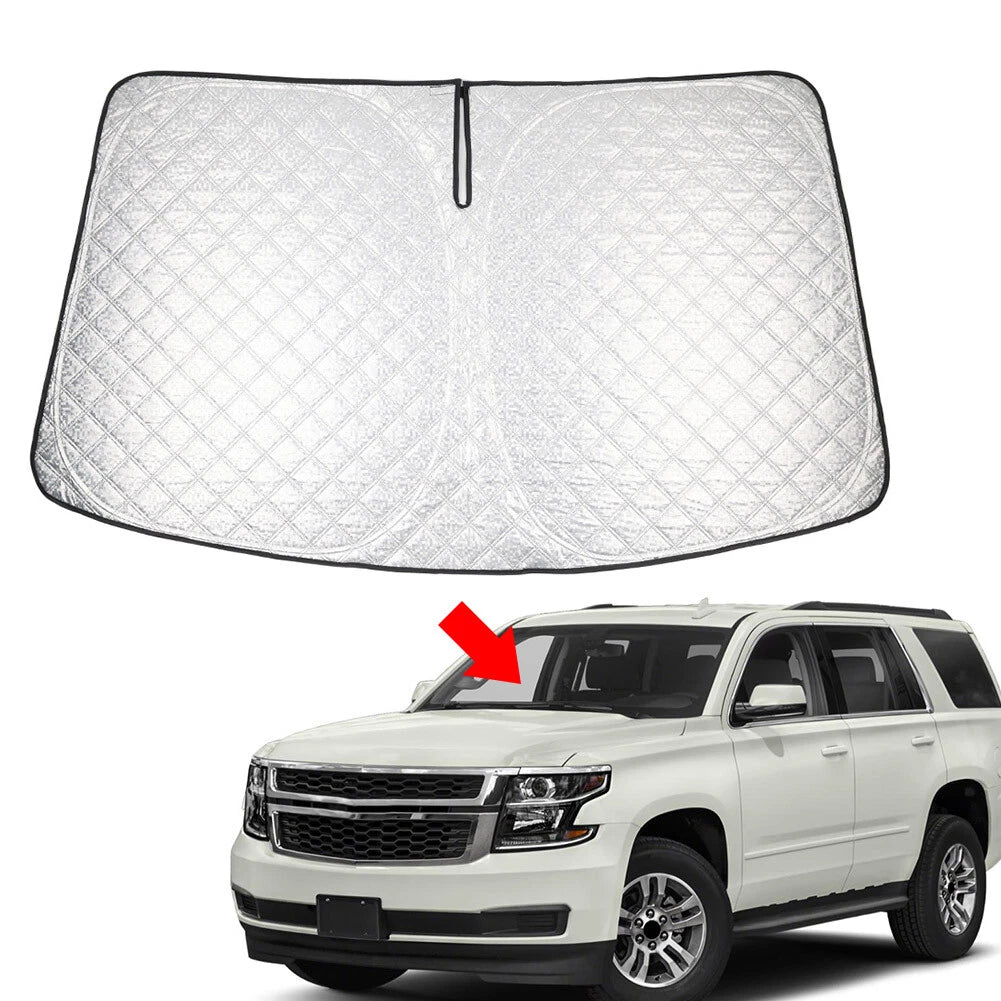 Foldable Windshield Sun Shade for Chevrolet Tahoe (2015–2020)