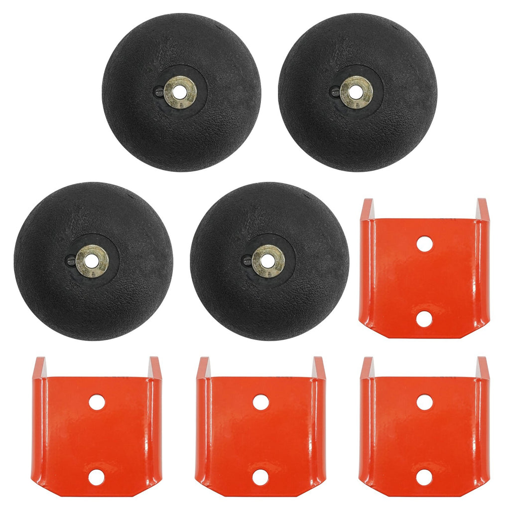 Deck Anti Scalp Wheel Roller Brackets Kit for Scag SCZ48V (2020–2024)