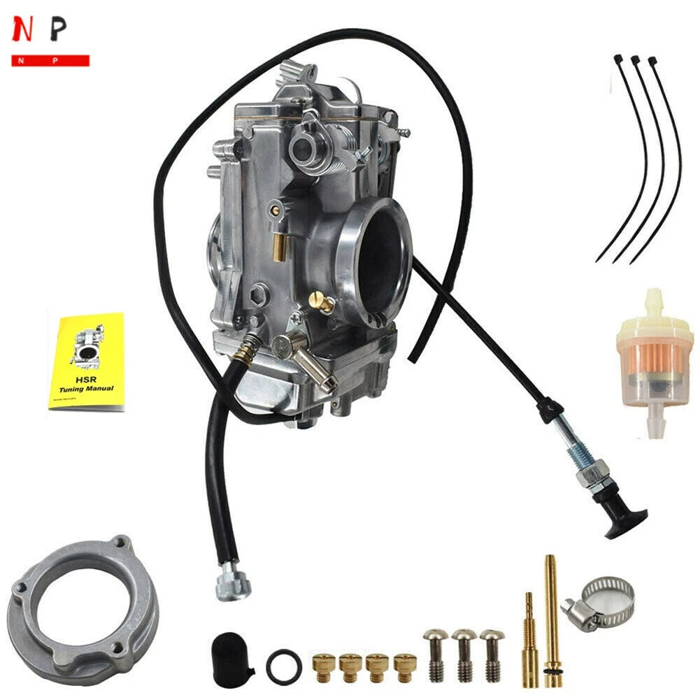 48 MM Smoothbore Carburetor for Harley EVO Twin (HSR48, 48-2)
