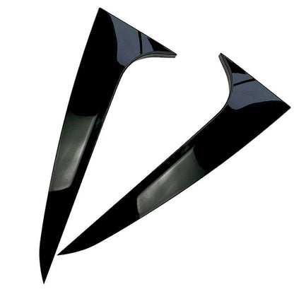 Glossy Black Rear Window Spoiler Side Wing Cover for BMW X4 G02 (2019–2020)