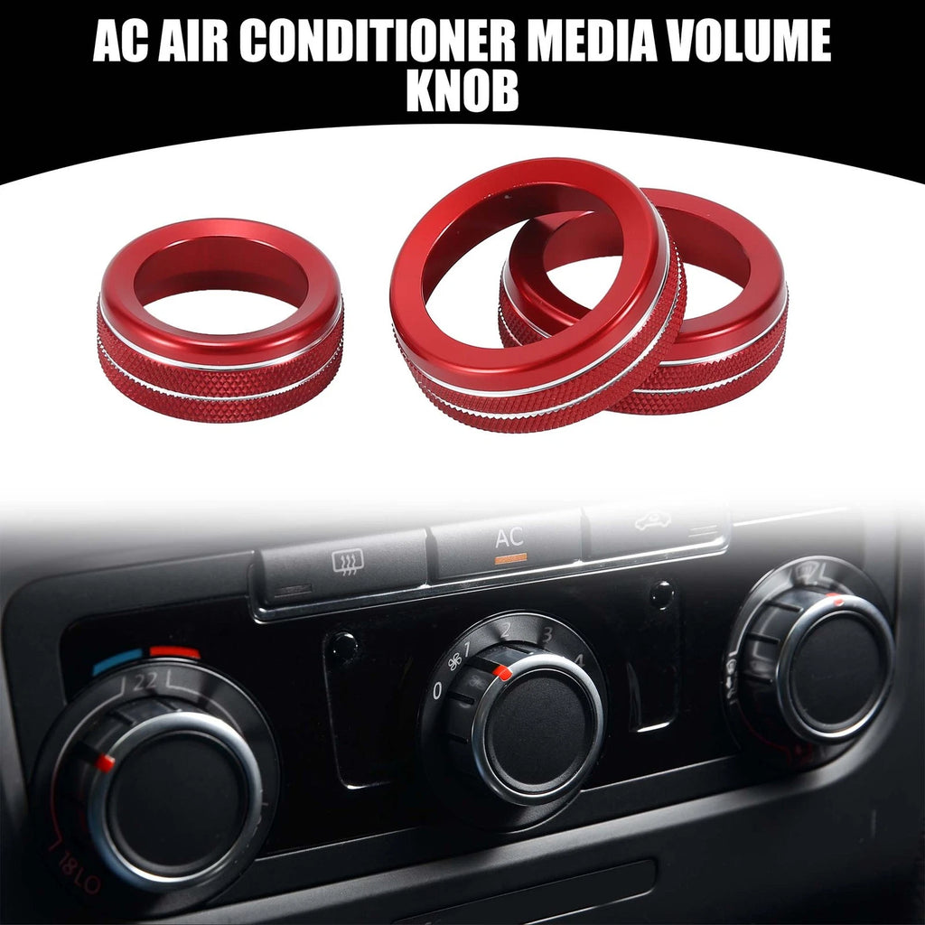 AC Media Volume Switch Knob Cover Ring for Dodge Durango 2021–2023