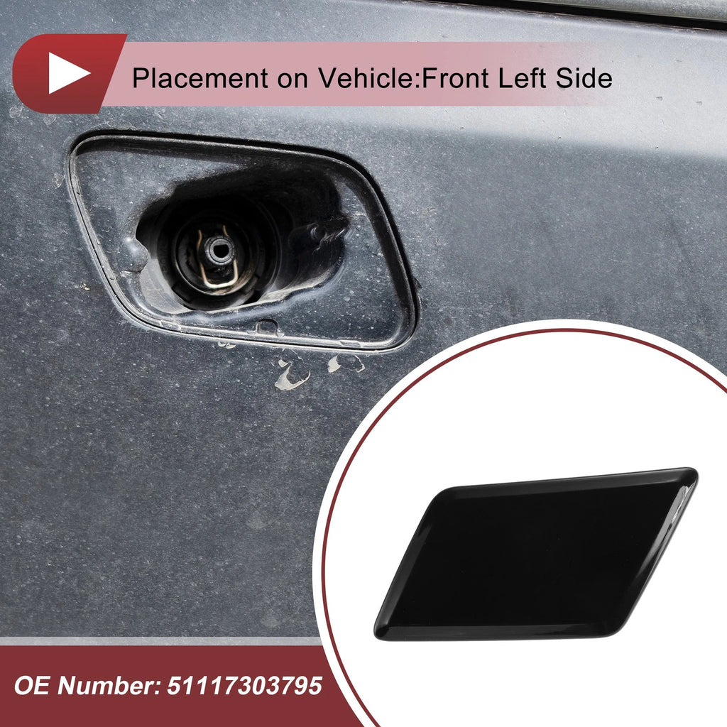 Headlight Washer Nozzle Cover Cap No.51117303795 for BMW E84 (2012–2015)