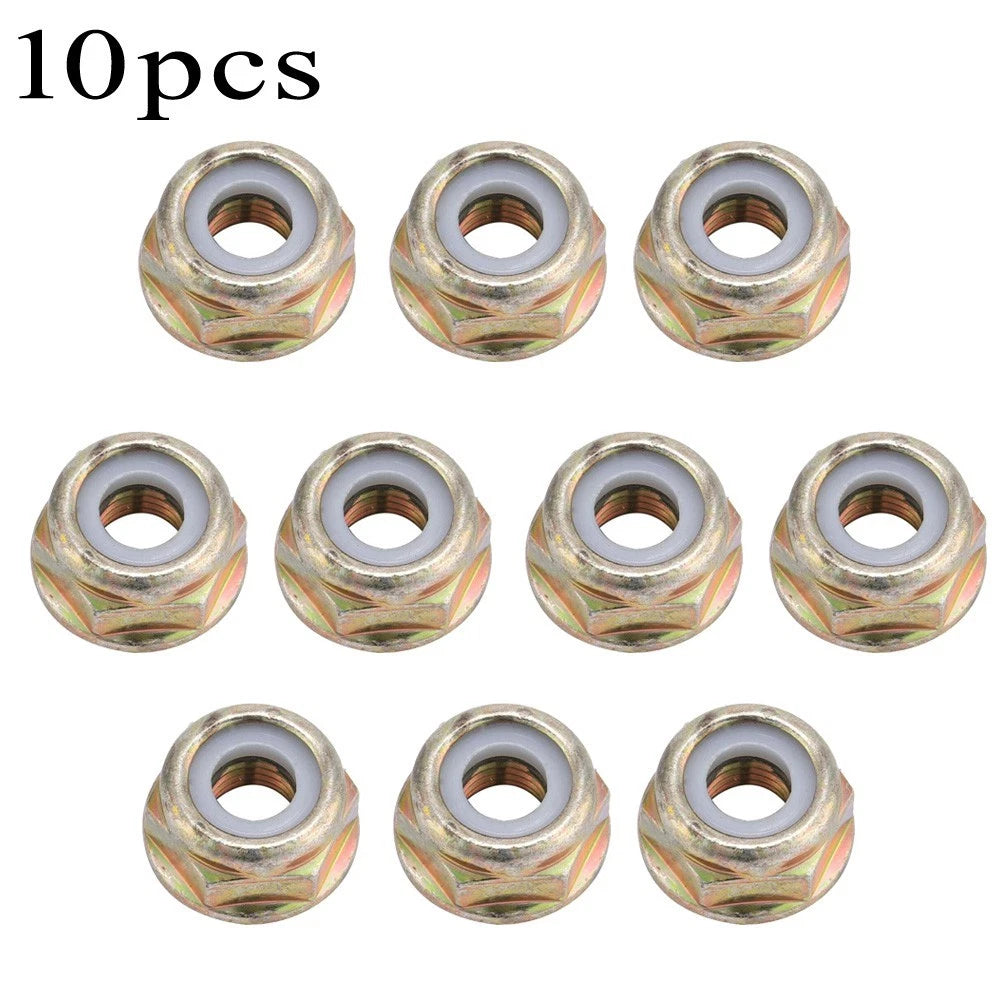 10x M10x1.25 Nuts for String Trimmer Brush Cutter (Gear Head Case)