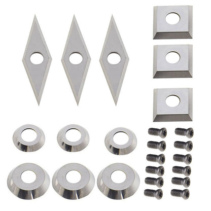 12pcs Carbide Cutters Inserts Set for Lathe Turning Tools