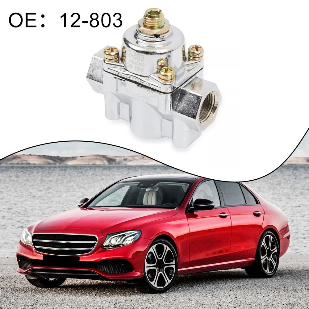 Chrome Fuel Pressure Regulator for Holley 12803 (Direct Replacement)