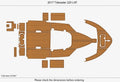 EVA Foam Teak Flooring Mat for Tidewater 220 LXF (2017)