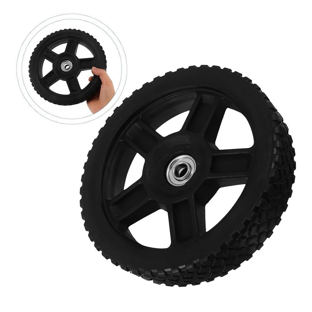8 Inch Plastic Replacement Wheel for Hand Push Lawn Trimmers (1 or 2)