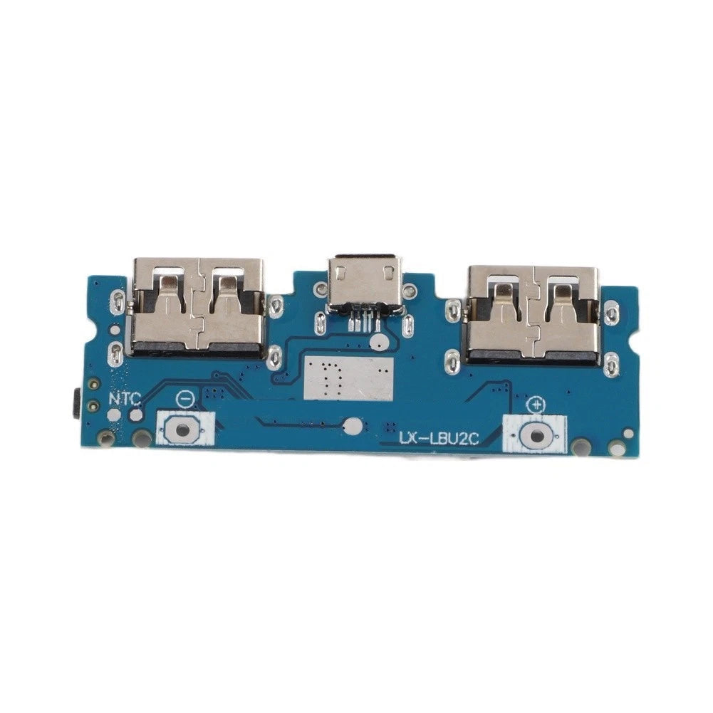Power Bank Control Board PCB for 3.7V Battery Integration (5.53 x 1.9 cm)