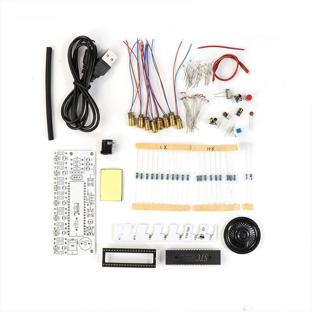 DIY Piano Kit with Adjustable Brightness and Built-in Speaker