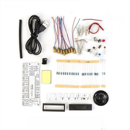 DIY Piano Kit with Adjustable Brightness and Built-in Speaker