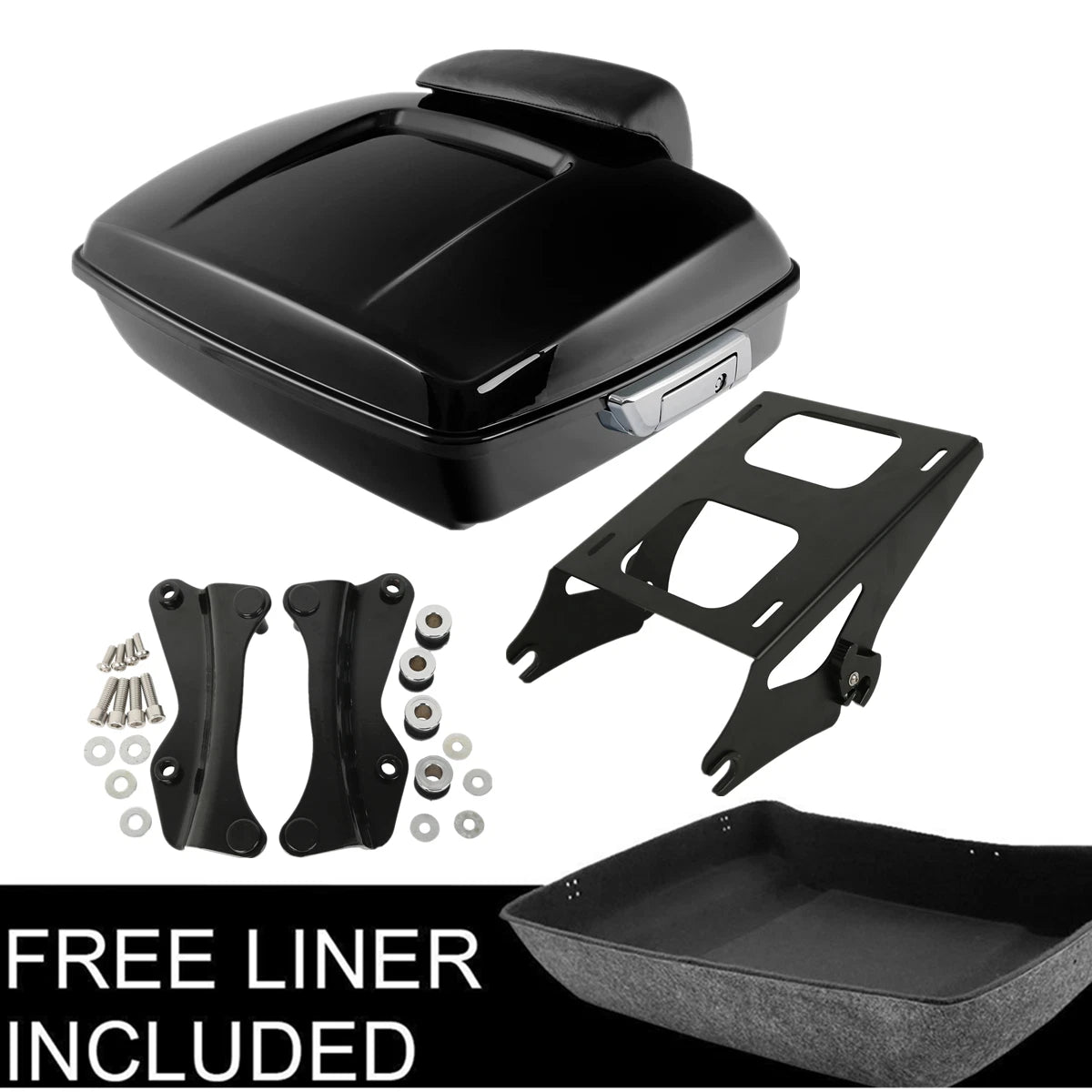 Trunk Mount Rack Docking Kit Pad for Harley Road Glide (2014–2025)