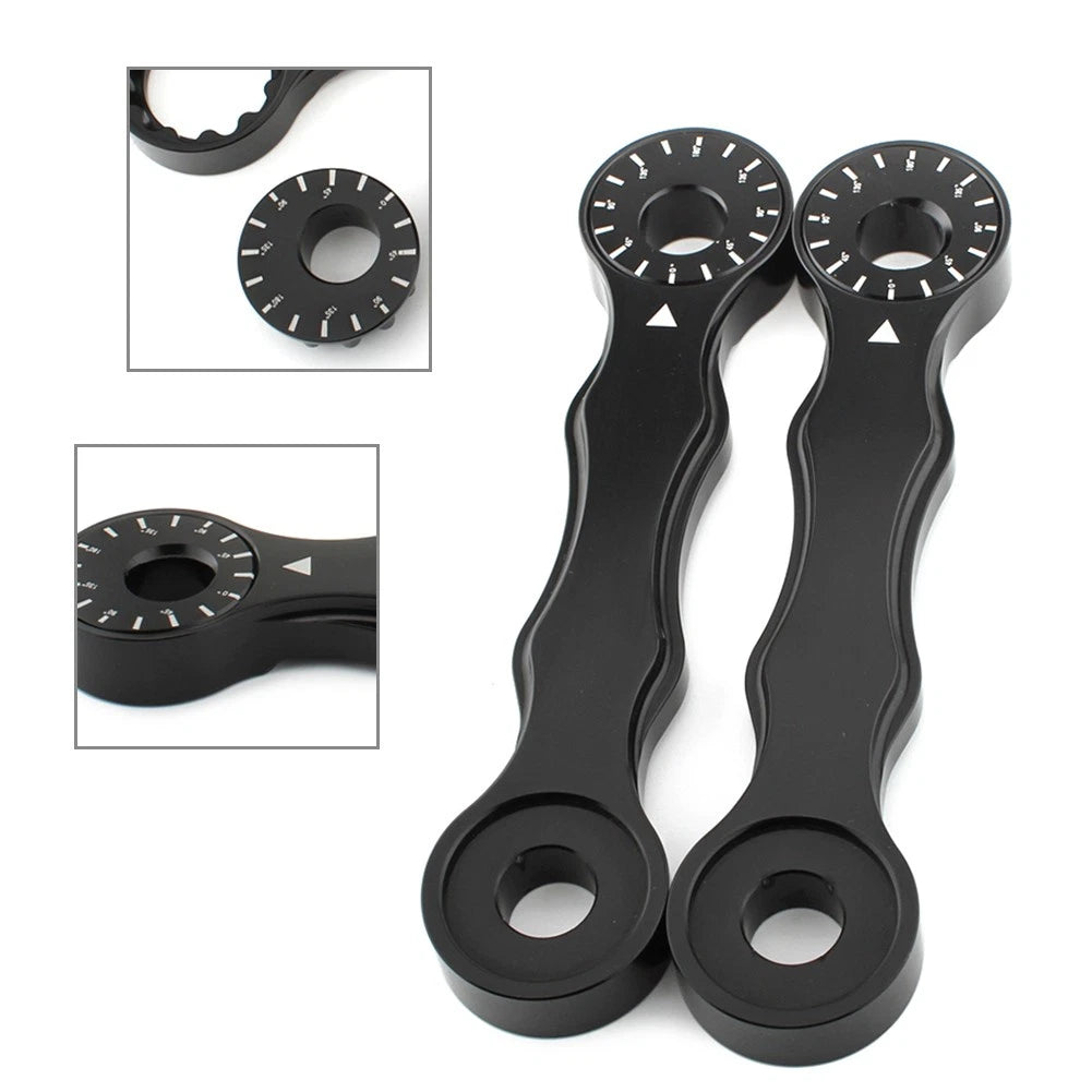 CNC Adjustable Lowering Kit for Suzuki DRZ400 DRZ400E DRZ400S (2000–2017) Black