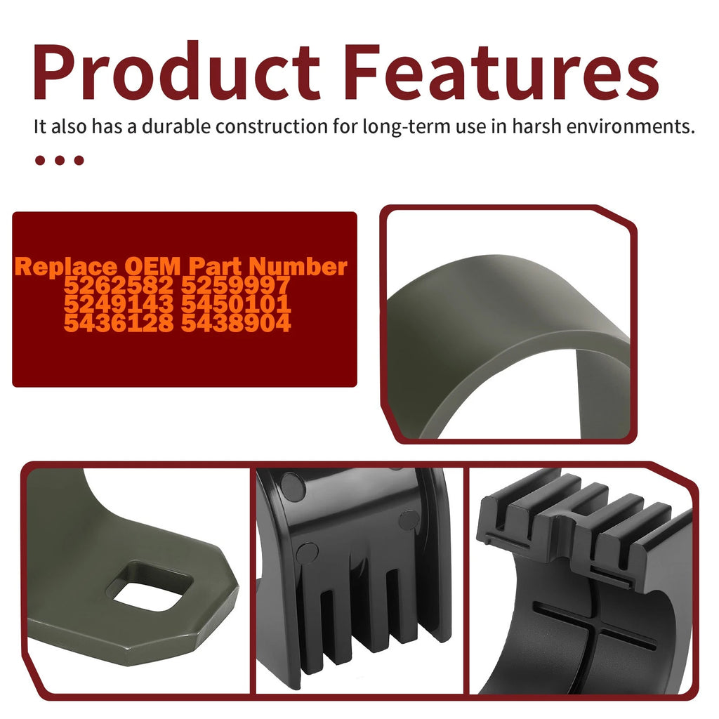 Steering Post Upper Bushing Strap Bracket for Polaris Outlaw 450 500 525 (2007–2014) 5438904