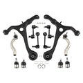 12pc Front Lower Suspension Control Arms Kit for Acura TSX (2004–2008)