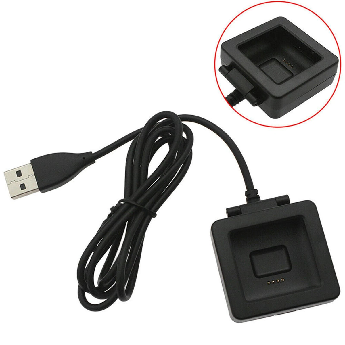 USB Charger Dock Cable for Fitbit Blaze (2016–2016)