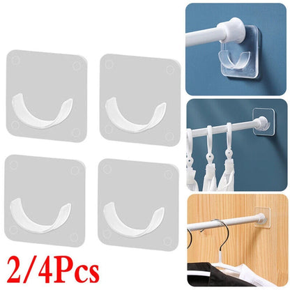 Set of 2 Hook Holder Rod Brackets for Various Applications (1.5-2.2 cm)