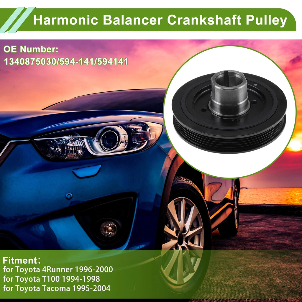 Engine Harmonic Balancer Crank Pulley Replacement for Toyota 4Runner (2003–2009)