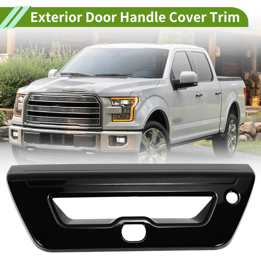 Exterior Trim Tailgate for Ford F150 (2015–2020) Gloss Black 1 Piece