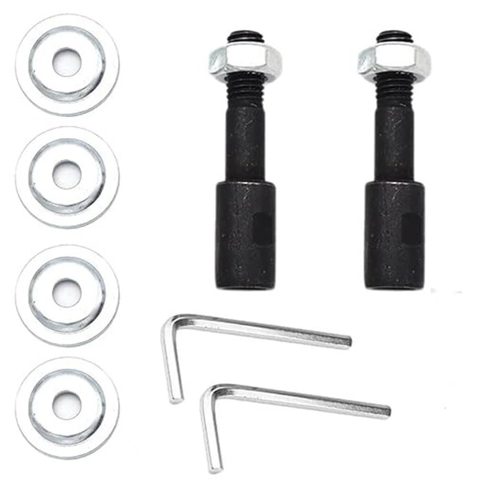 Dual Threaded Shaft Adapter Extender for Motor Conversion (8mm to 10mm)
