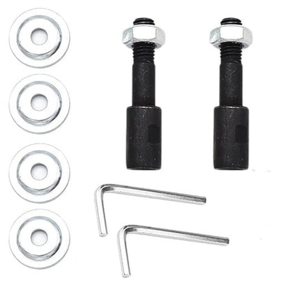 Dual Threaded Shaft Adapter Extender for Motor Conversion (8mm to 10mm)