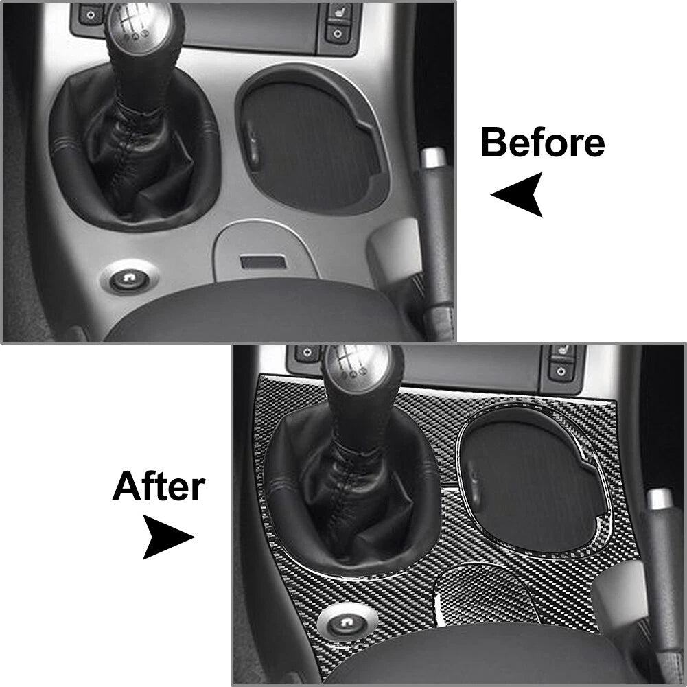 Center Console Gear Shift Panel Trim for Chevrolet Corvette C6 (2005–2013)