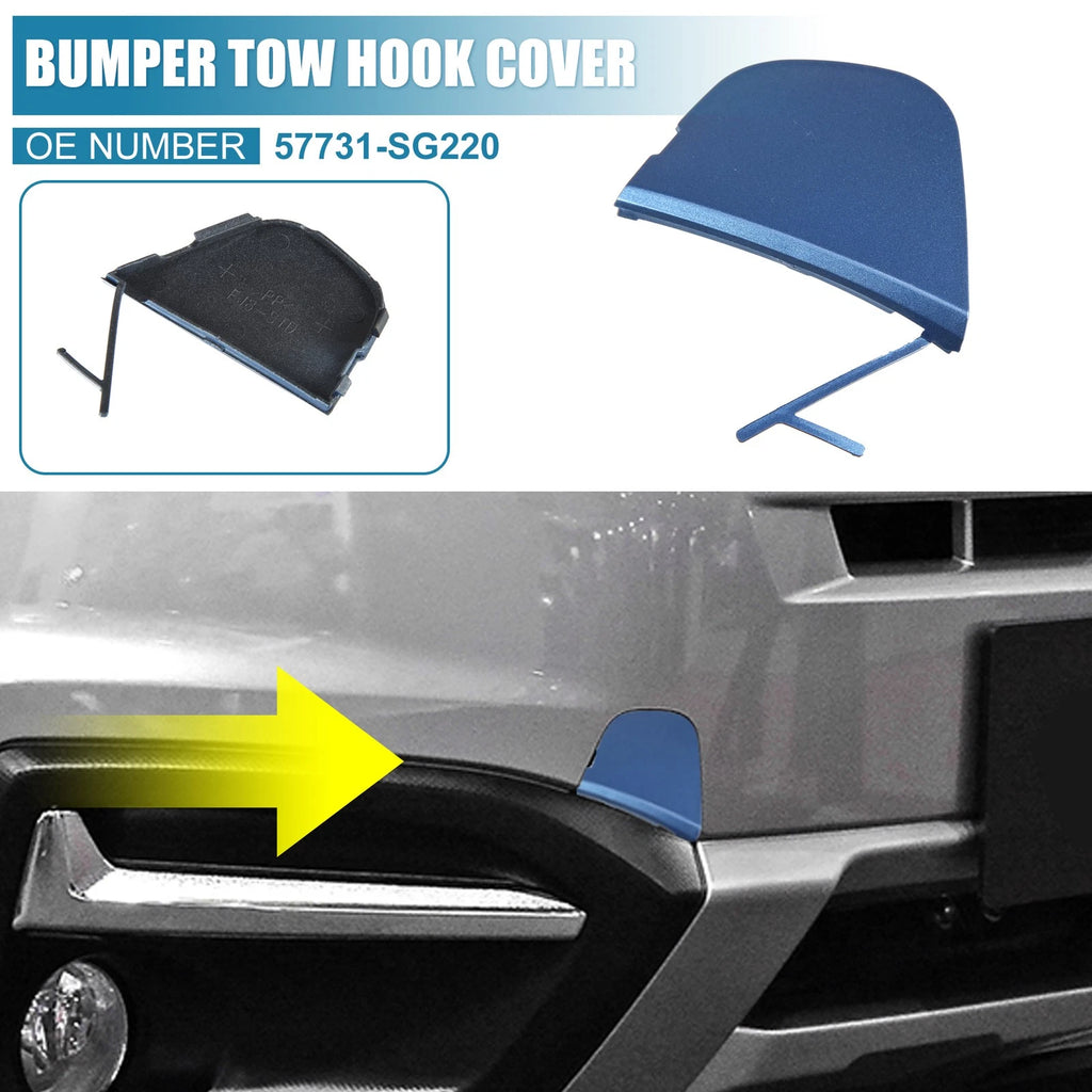 Front Right Bumper Tow Hook Cover Replacement for Subaru Forester (2016–2018)