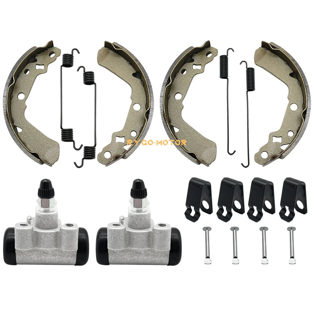 Front Brake Wheel Cylinders & Shoes Kit for Suzuki King Quad 300 (1991–2001)