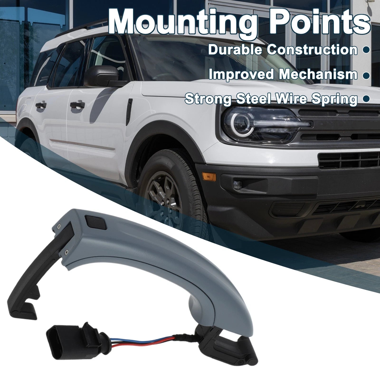 Front Right Exterior Door Handle Replacement for Audi Q7 (2007–2015)